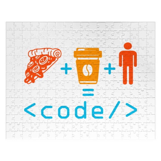 Programmer Coder Computer Nerd Geek Coding Funny Jigsaw Puzzles