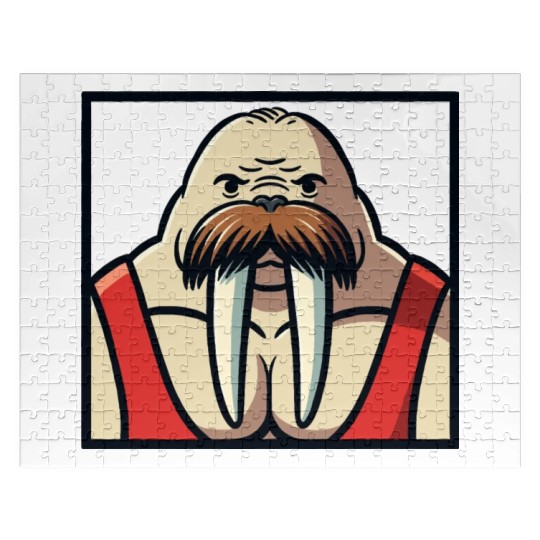 Walrus Wrestler Jigsaw Puzzles