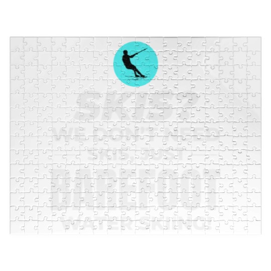 Barefoot Water Skiing Extreme Sports Barefooting Jigsaw Puzzles