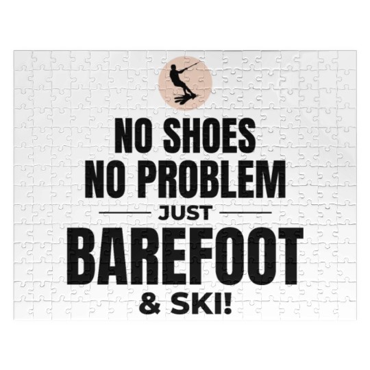 Barefoot Water Skiing Extreme Sports Barefooting Jigsaw Puzzles
