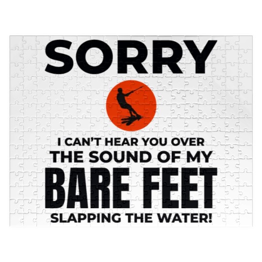 Barefoot Water Skiing Extreme Sports Barefooting Jigsaw Puzzles