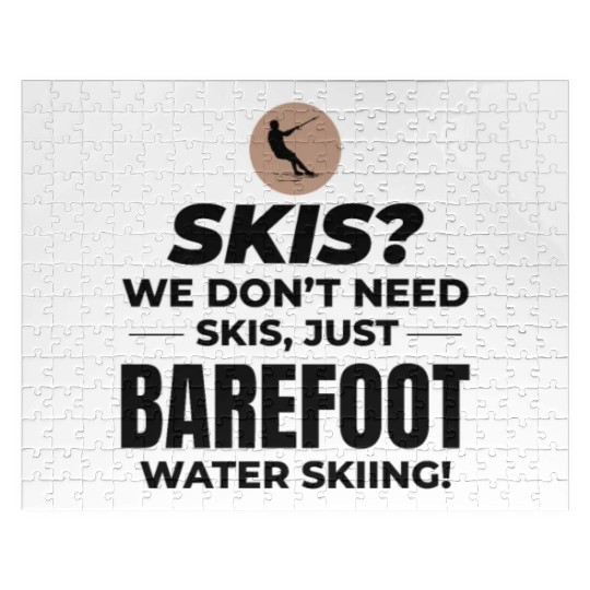 Barefoot Water Skiing Extreme Sports Barefooting Jigsaw Puzzles