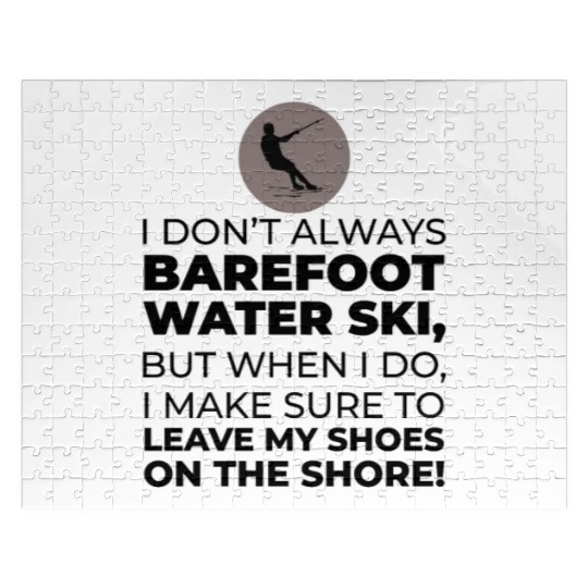 Barefoot Water Skiing Extreme Sports Barefooting Jigsaw Puzzles