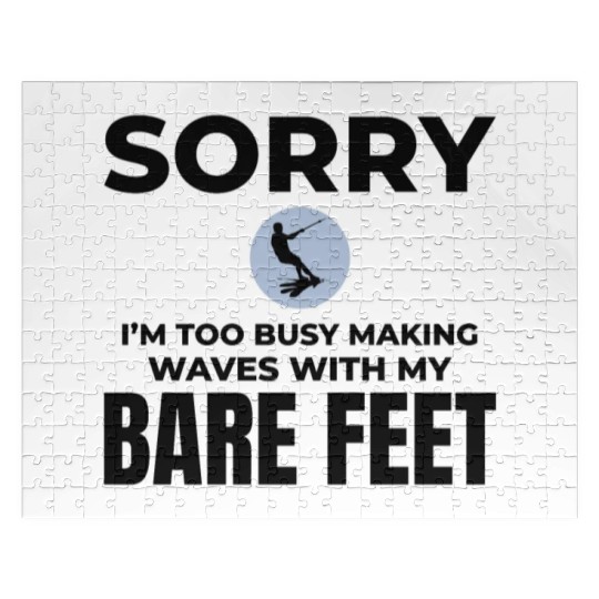 Barefoot Water Skiing Extreme Sports Barefooting Jigsaw Puzzles