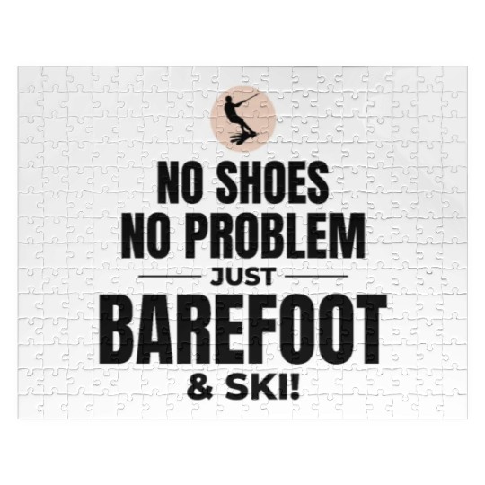 Barefoot Water Skiing Extreme Sports Barefooting Jigsaw Puzzles