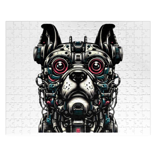 Steampunk Robot Dog Jigsaw Puzzles