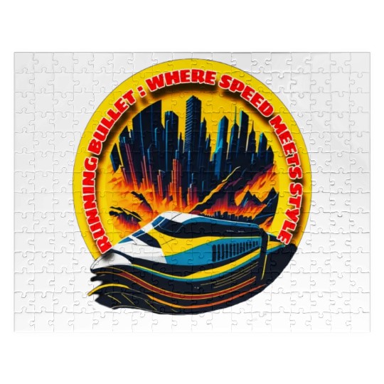 High-Speed Bullet Train Design for Travel Lover Jigsaw Puzzles