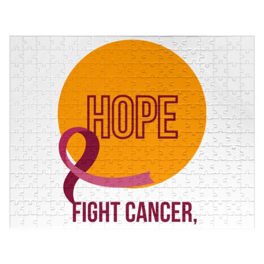 Hope and Fight Against Cancer Jigsaw Puzzles