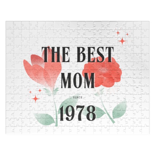 The Best Mom Since 1978 Jigsaw Puzzles