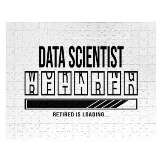 Retirement gift idea Retired Data-Scientist Jigsaw Puzzles