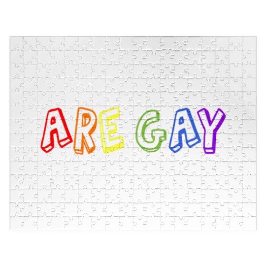 Some People Are Gay Get Over It Jigsaw Puzzles