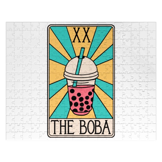 Boba Tarot Card - Bubble Tea Jigsaw Puzzles