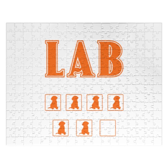 Brown Labrador CHOCOLATE LAB TRICKS Stubborn Jigsaw Puzzles