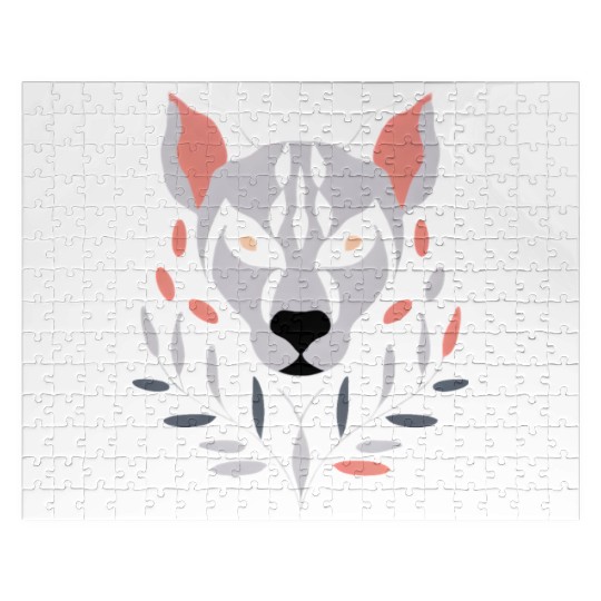 Hyena Symmetrical Design Jigsaw Puzzles