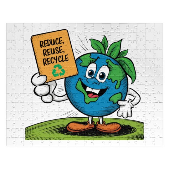 Reduce, Reuse, Recycle Earth day - April 22 Jigsaw Puzzles