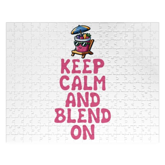 Keep Calm and Blend On Summer Fun Jigsaw Puzzles