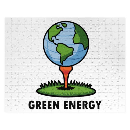 Golf and Earth Day is Green Energy in April Jigsaw Puzzles