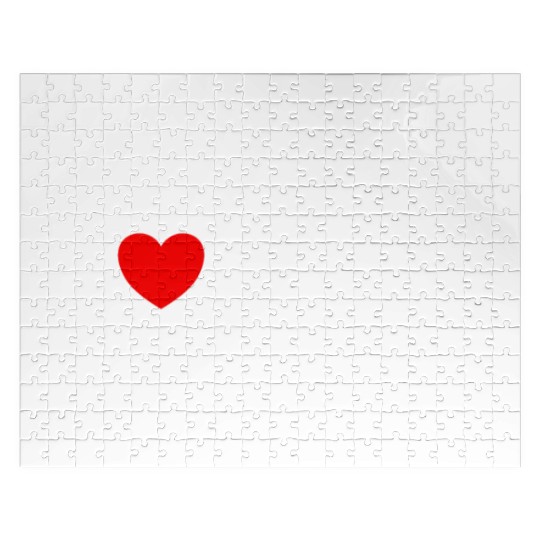 I Love My BF Red Heart Matching Couple Boyfriend Jigsaw Puzzles