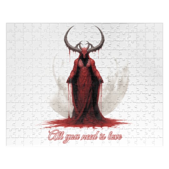 All You Need Is Love - Baphomet Jigsaw Puzzles