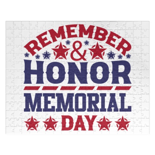 Memorial day ! respect for all Jigsaw Puzzles