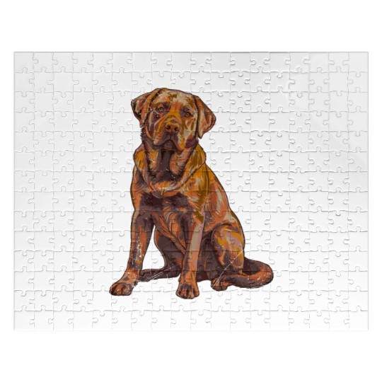 Labrador Owner I LOVE MY CHOCOLATE LAB Jigsaw Puzzles