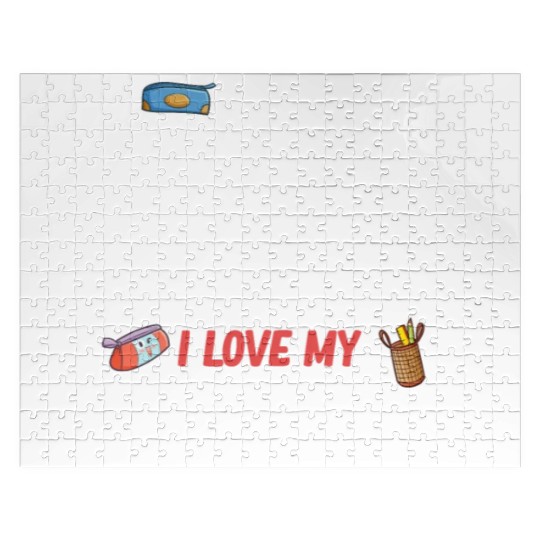 Proud Daycare Teacher I Love My Little Students Jigsaw Puzzles