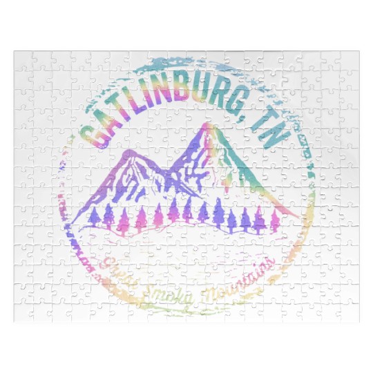 Gatlinburg Tennessee Great Smoky Mountain Souvenir Jigsaw Puzzles