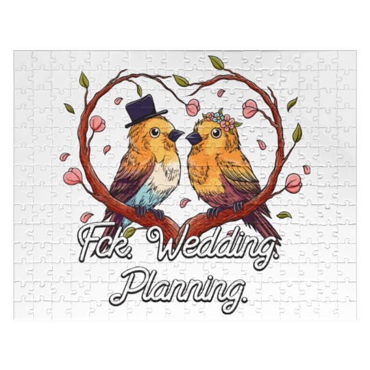 Wedding Planning Engagement Funny Engaged Humor Jigsaw Puzzles