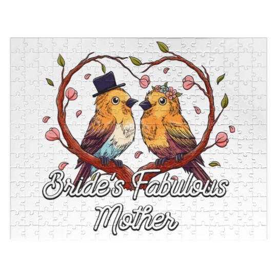 Brides Fabulous Mother Mother of the Bride Wedding Jigsaw Puzzles