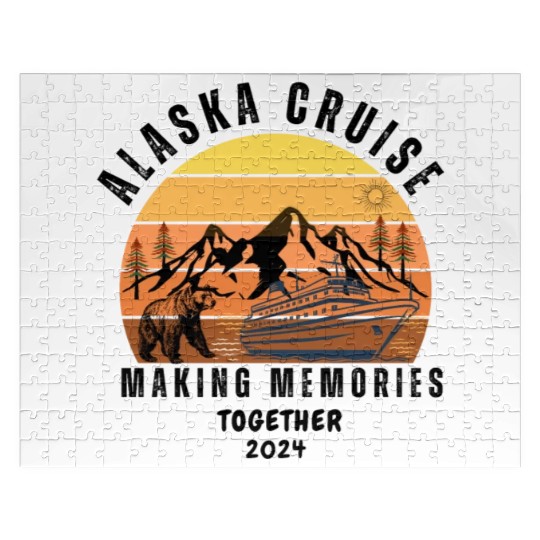 Matching Family Friends and Group Alaska Cruise Jigsaw Puzzles