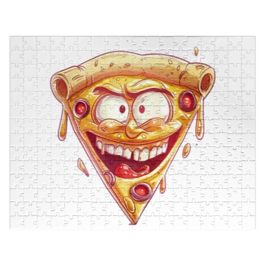 Cheesy Grinning Slice Captures Joy Jigsaw Puzzles