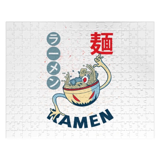 Noodles - Ramen Noodles Bowl - Monster Noodles Jigsaw Puzzles