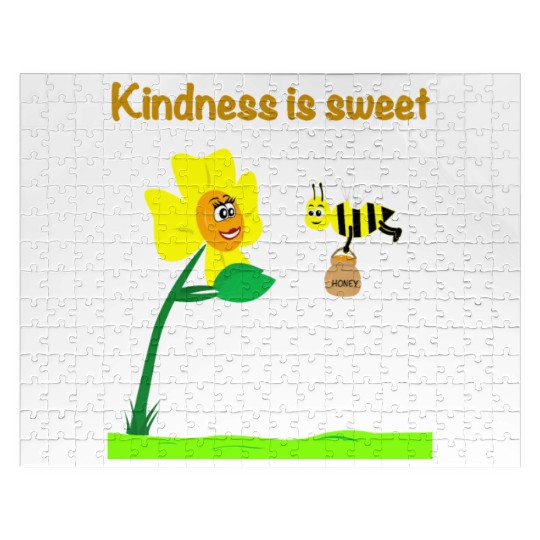 Kindness is sweet Jigsaw Puzzles