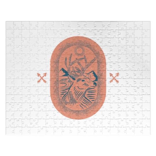 Outdoorsy Wine And Picnic Vibes Camping Women Jigsaw Puzzles