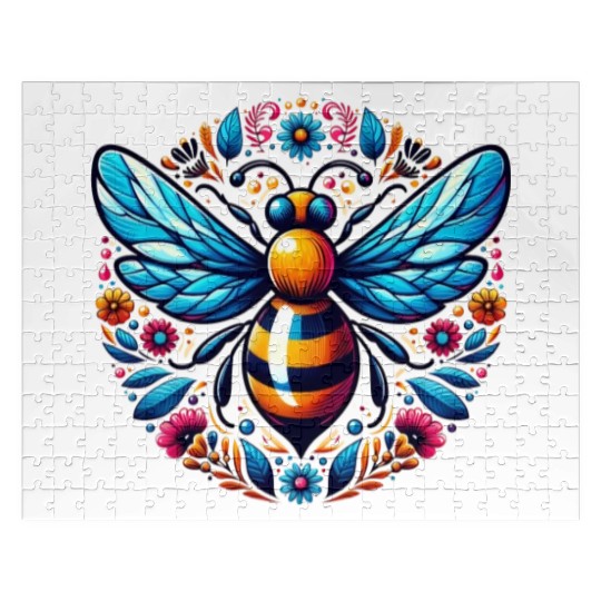 Queen Bee Jewelry Jewels Cute Beekeeping Beekeeper Jigsaw Puzzles