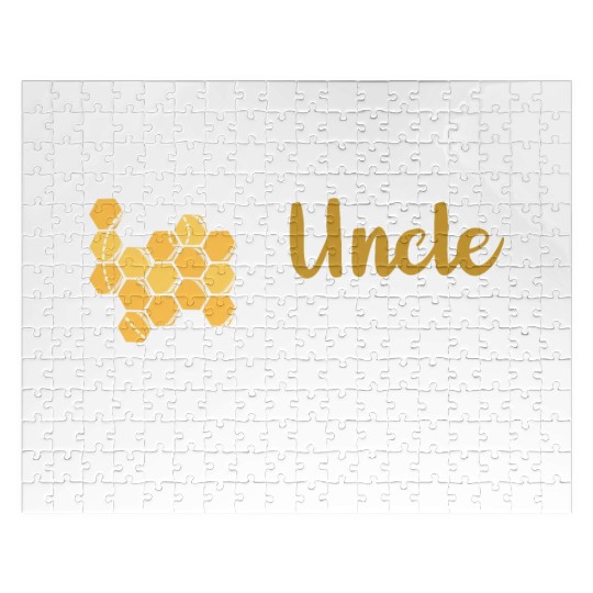Uncle Of The Bee 1st Birthday Outfit First bee day Jigsaw Puzzles