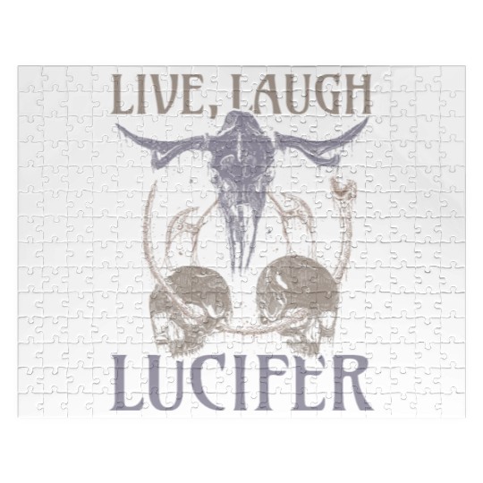 Live Love Lucifer Goth Festival Death Metal Jigsaw Puzzles