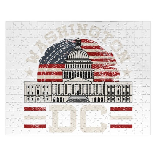 Love Washington DC USA Gift Design Idea Jigsaw Puzzles