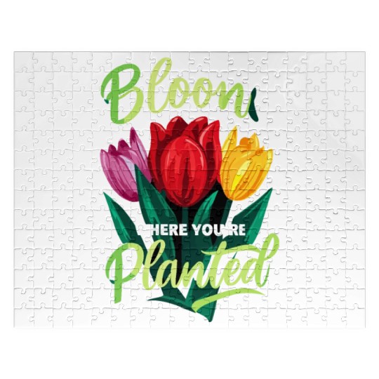 Tulips Tulip Flower Yes I Talk To Tulips Jigsaw Puzzles