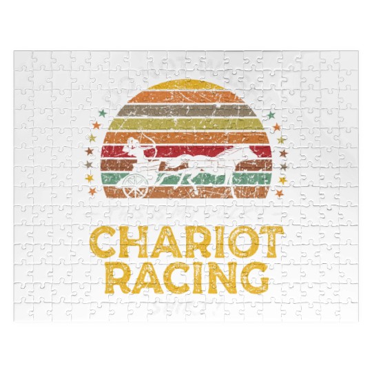Chariot Racing Chariot Racer Quote Graphic Jigsaw Puzzles