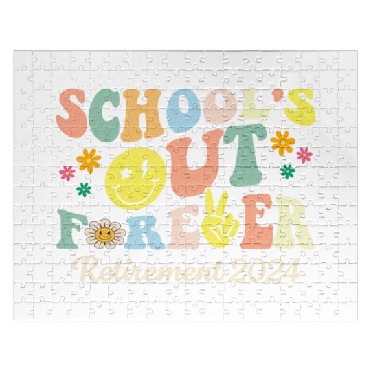 School s Out Forever Gifts Retired Teacher Jigsaw Puzzles
