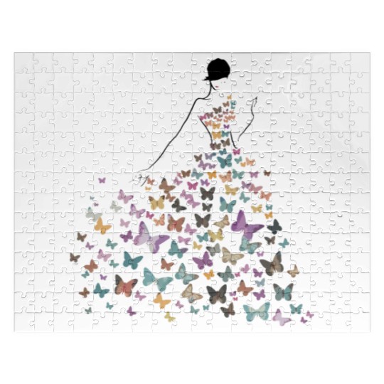 Colorful Butterfly Elegant for All Seasons Jigsaw Puzzles