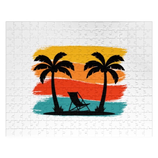 Korea Retro Adventure Wilderness Backpacking Jigsaw Puzzles