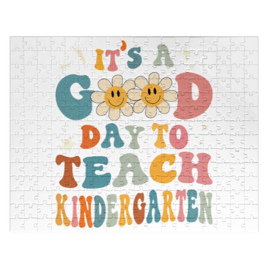It's a Good Day To Teach Kindergarten Jigsaw Puzzles