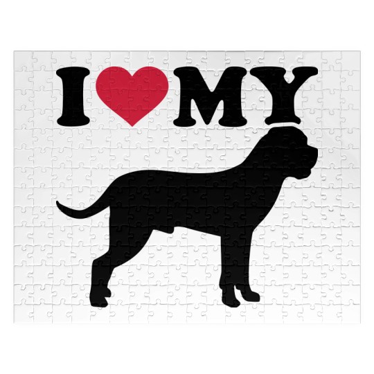 I love my Cane Corso Jigsaw Puzzles