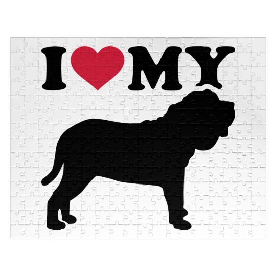 I love my Neapolitan Mastiff Jigsaw Puzzles