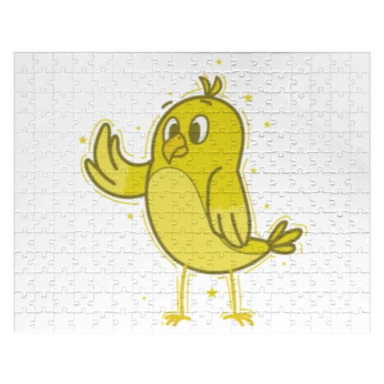 Canary waving Jigsaw Puzzles