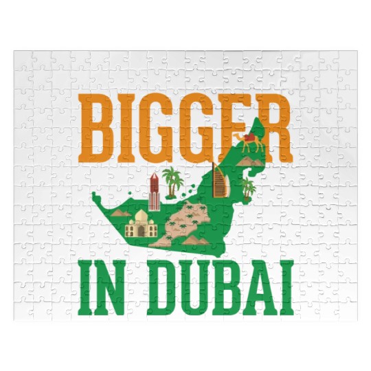 Dubai Map: The City of Dreams Jigsaw Puzzles