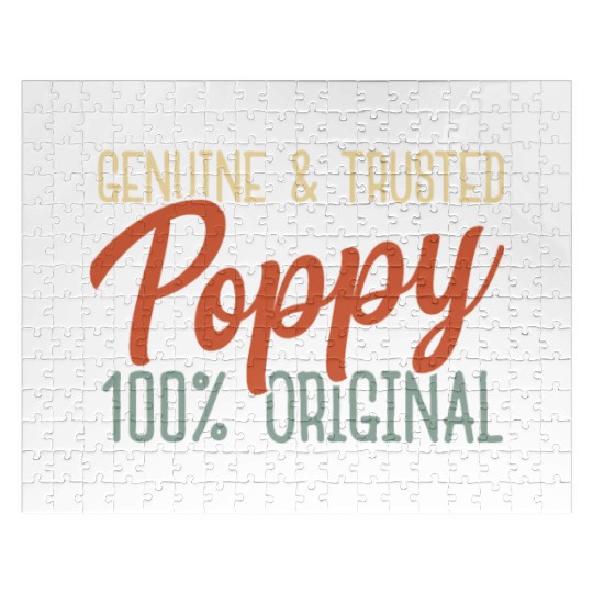 Poppy Genuine Trusted Original Jigsaw Puzzles