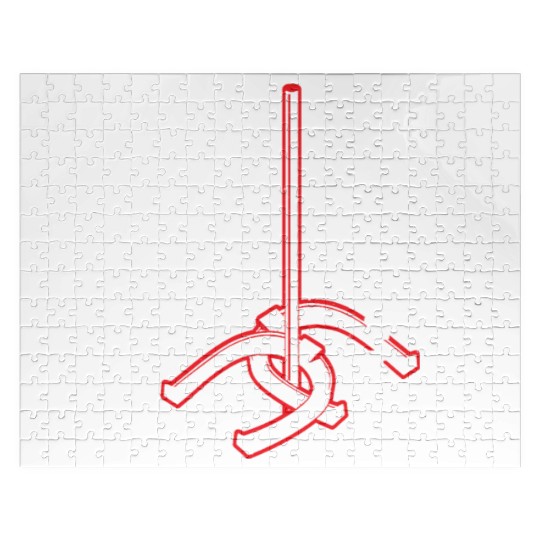 Boss Of The Toss USA Horseshoe Pitching Jigsaw Puzzles